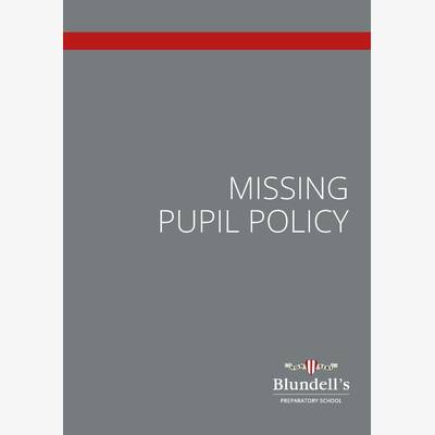 Missing Pupil Policy