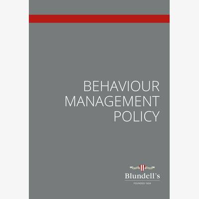 Behaviour Management Policy