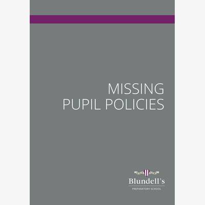 Missing Pupil Policy