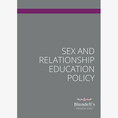 Sex and Relationship Education Policy