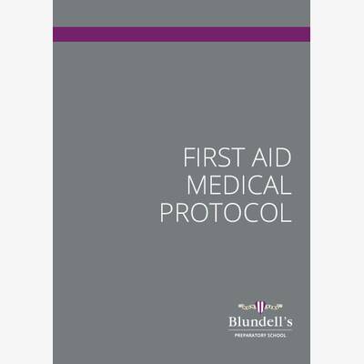 First Aid Medical Protocols Policy